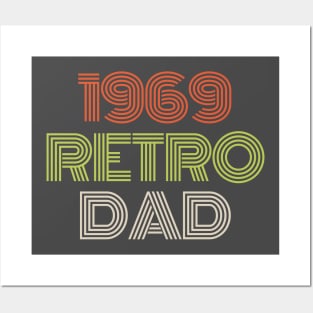 Vintage 1969 Retro Dad Posters and Art